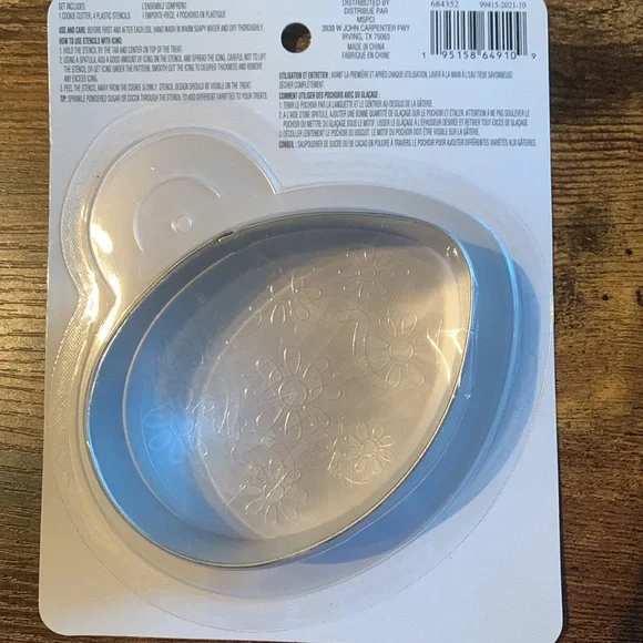 Celebrate IT Easter Cookie Cutter and Stencil Kit. - Picture 2 of 3